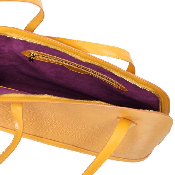 Louis Vuitton Lussac Epi Shoulder Bag M52289 Jaune Leather - Picture 6 of 9